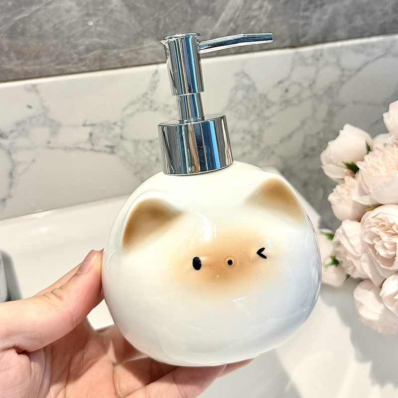 Ceramic Siamese Cat Hand Sanit – Skincare Viral Bewertung und Preis