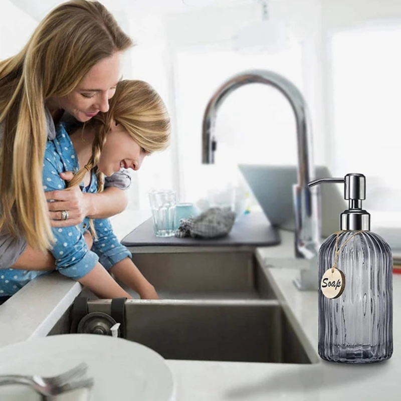 Soap Dispenser Bathroom Clear  – Skincare Viral Bewertung und Preis